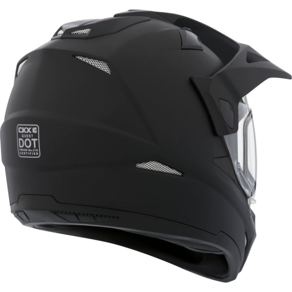 HELM QUEST RSV EDL SOLID BK MAT S CKX