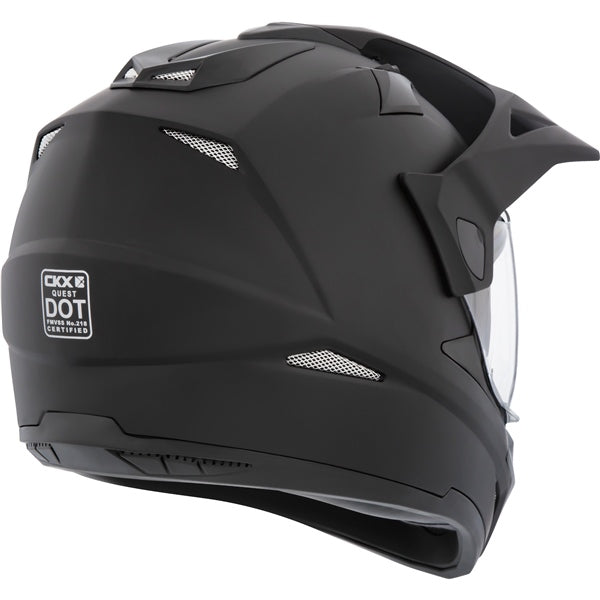 HELM QUEST RSV SL SOLID BK MAT M CKX
