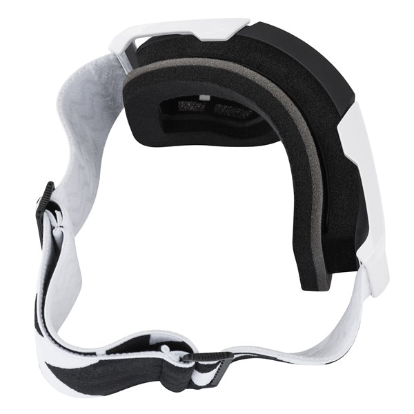 GOGG HOLESHOT BK MAT SL/CLR&MIRF W/TEAR