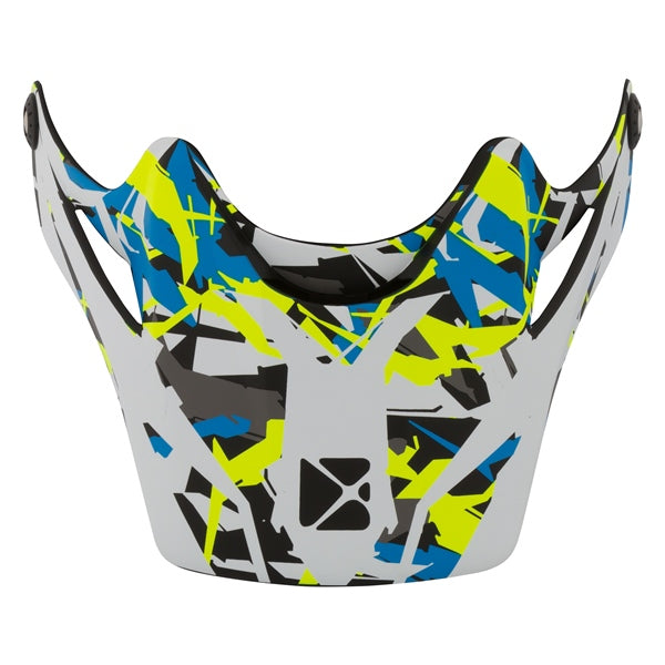 VISOR TX218Y BLOCK BL/YE MAT CKX