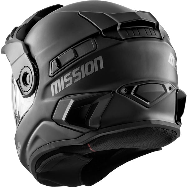 HELM MISSION EDL SOLID BKMAT 4XL CKX