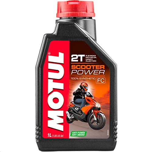 PACK OF 4 X 1 LITER (4 liter total)MOTUL SCOOTER POWER 100% SYNTHESE OIL / BOITE DE 4 X 1 LITRE (4 litres au total) MOTUL SCOOTER POWER 100% SYNTHETIQUE