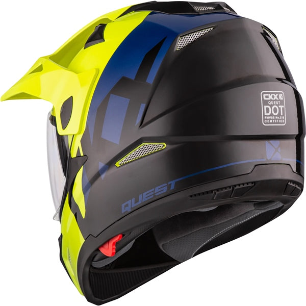 HELM QUEST RSV SL BULL YE/BL S CKX