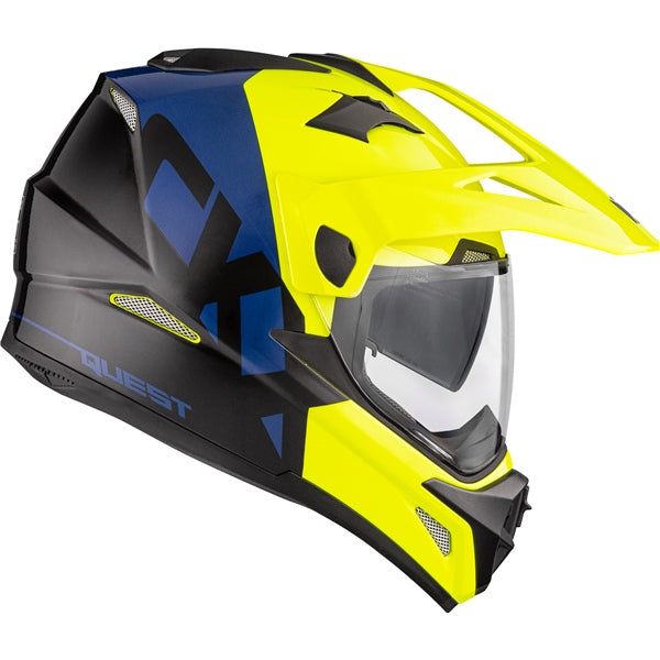 HELM QUEST RSV SL BULL YE/BL M CKX