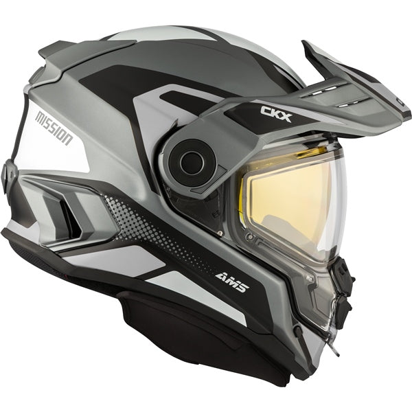 HELM MISSION AMS EDL OPTIC MAT GY XS CKX