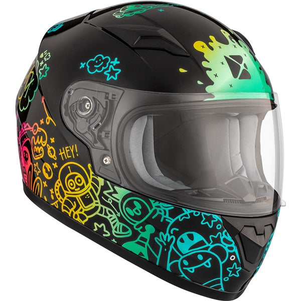 HELM RR519Y SL DOODLE BK GLOSS S CKX