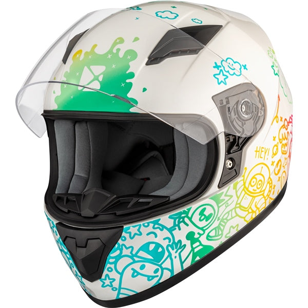 HELM RR519Y SL DOODLE WH GLOSS S CKX