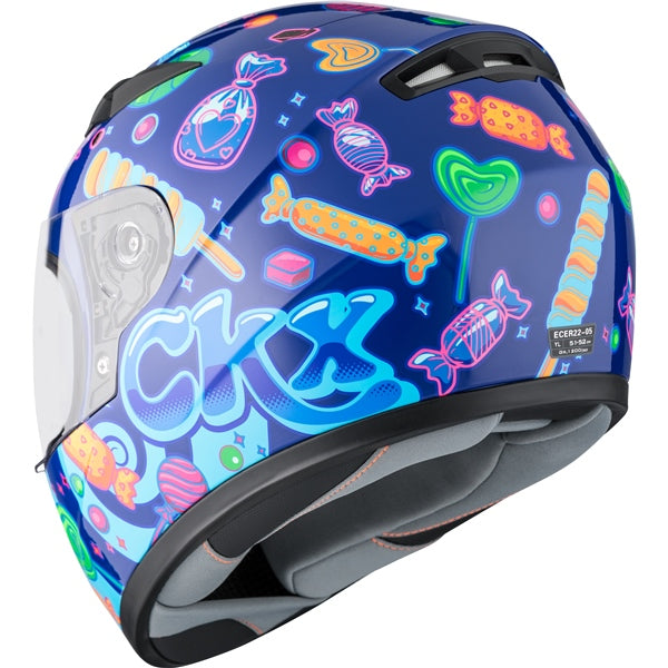 HELM RR519Y DL CANDY BL GLOSSY S CKX