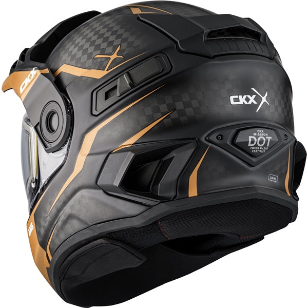 HELM MISSION DL FURY CARB COP MAT M CKX
