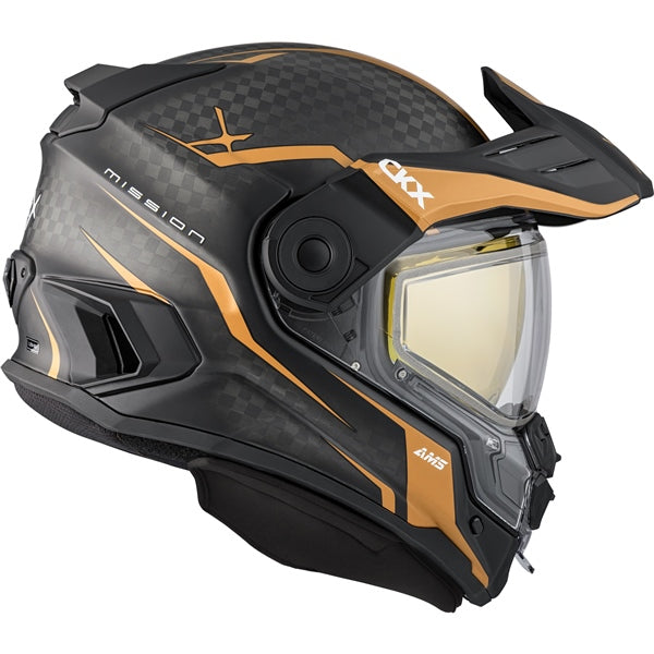 HELM MISSION DL FURY CARB COP MAT M CKX