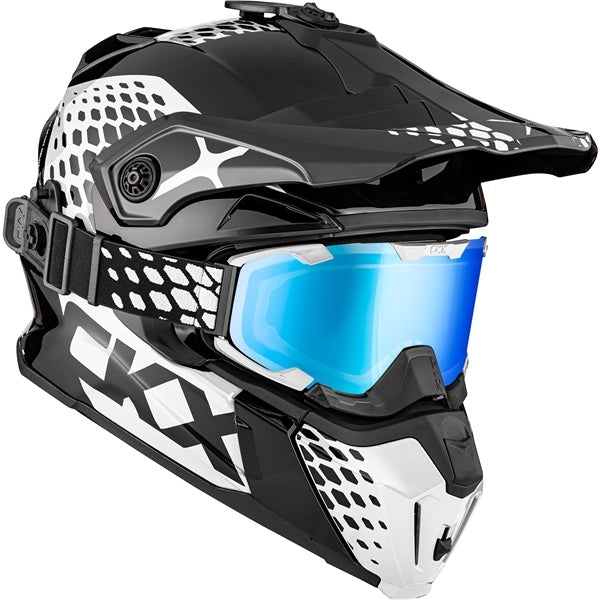 HELM TITAN DL VIPER BK/WH GLOSS S
