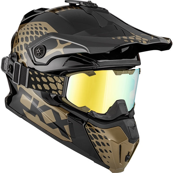 HELM TITAN DL VIPER BK/CAMEL GLOSS 3XL