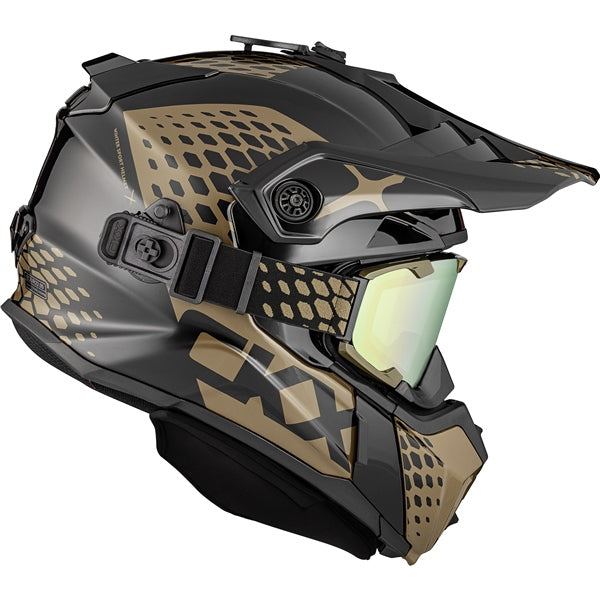 HELM TITAN DL VIPER BK/CAMEL GLOSS 3XL