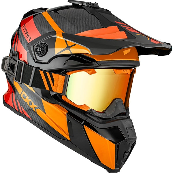 HELM TITAN DL TRAK CARB RD/OG GLOSS 2XL