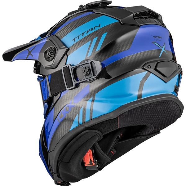 HELM TITAN DL TRAK CARB BL GLOSS XS