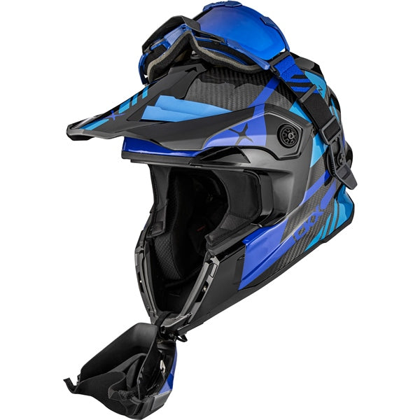 HELM TITAN DL TRAK CARB BL GLOSS XS