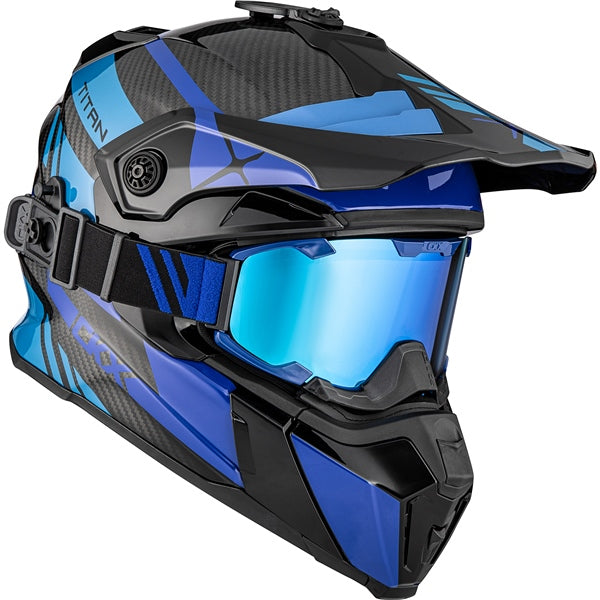 HELM TITAN DL TRAK CARB BL GLOSS XS