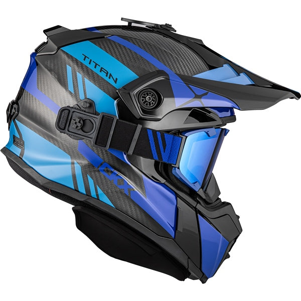 HELM TITAN DL TRAK CARB BL GLOSS XS