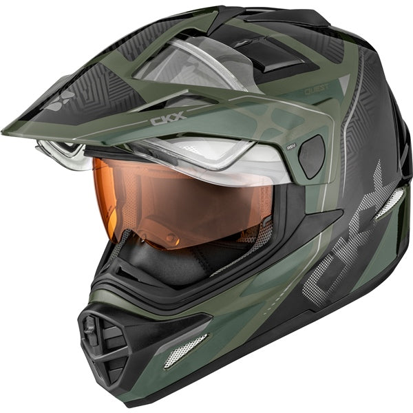 HELM QUEST DL GLOOM OLIVE NIGHT GLOSS L