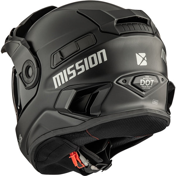 HELM MISSION DL SMK SOLID BK MAT 3XL