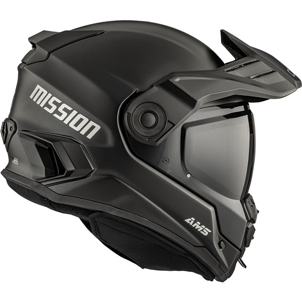 HELM MISSION DL SMK SOLID BK MAT 3XL