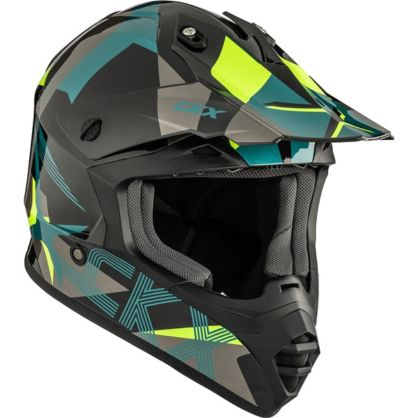 HELM TX228 LORD GR/HI-VIZ YE GLOSS 2XL