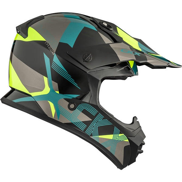 HELM TX228 LORD GR/HI-VIZ YE GLOSS M CKX