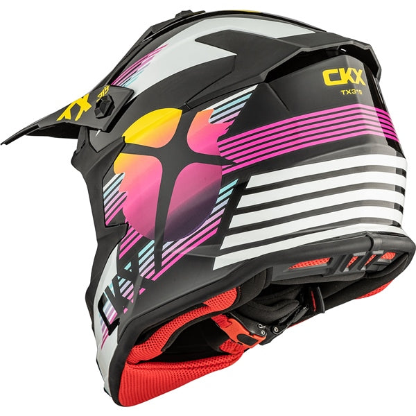 HELM TX319 GALACTIC WH/BK GLOSS 2XL CKX