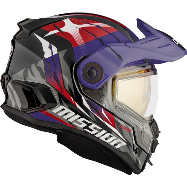 HELM MISSION DL CLAW TWL/SCRLT GLOSS 2XL