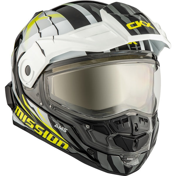 HELM MISSION DL CLAW WH/GY/LIME GLOSS XS