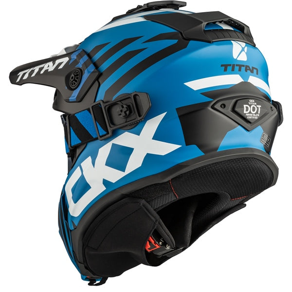 HELM TITAN DL MARKS BL/BK MAT XS
