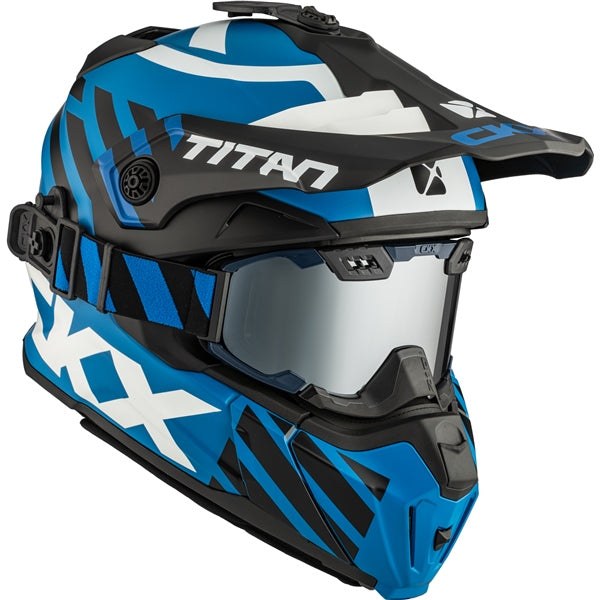 HELM TITAN DL MARKS BL/BK MAT XS