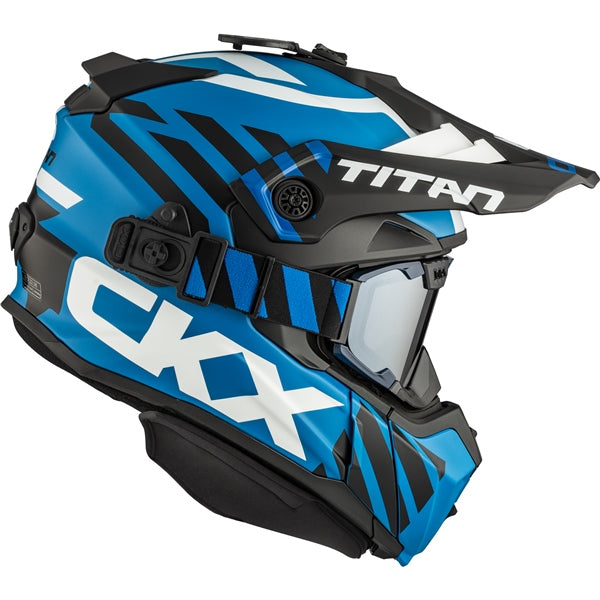 HELM TITAN DL MARKS BL/BK MAT XS