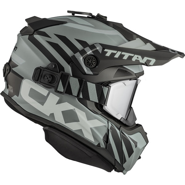 HELM TITAN DL MARKS GY/BK MAT L