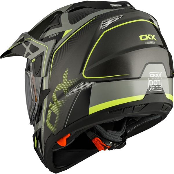 HELM QUEST DL GLOOM GY/LIME GLOSS S