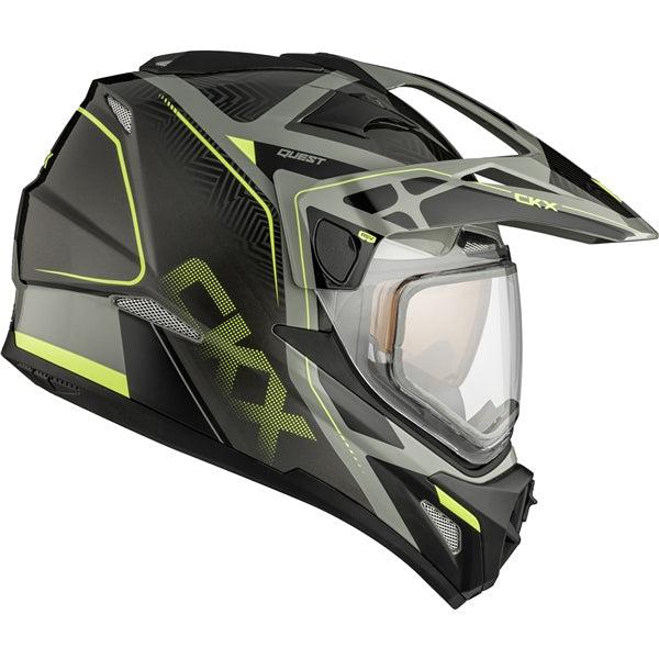HELM QUEST DL GLOOM GY/LIME GLOSS S