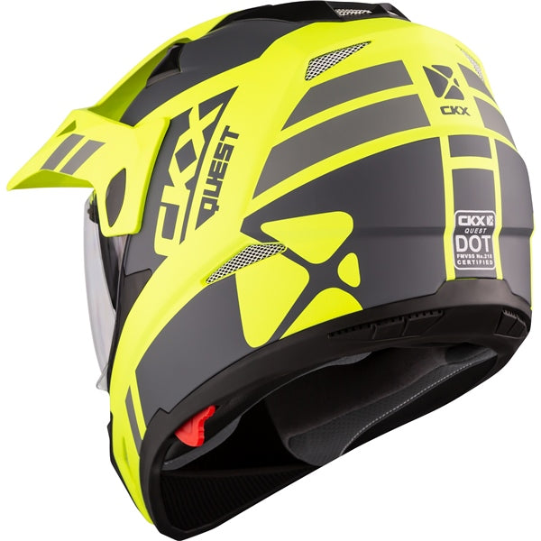 HELM QUEST FLASH SL HVS YE MAT 2XL CKX
