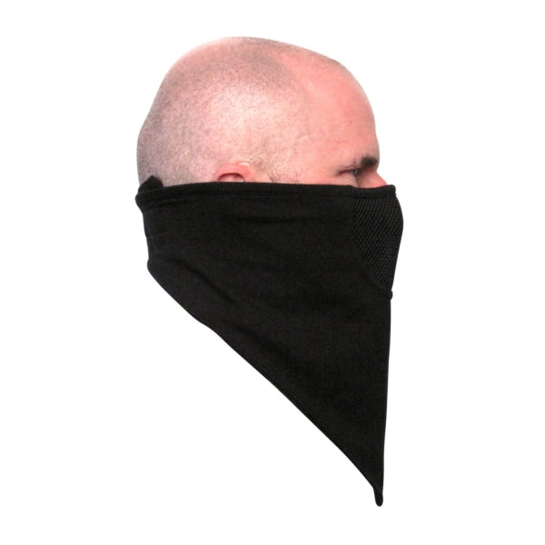FACEMASK VELCRO SOLID BK