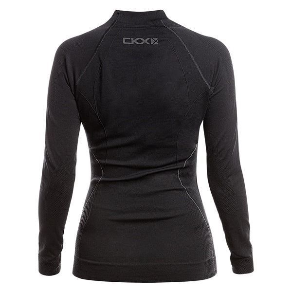 UNDERWEAR TOP THERMO WOM BK/GY S/M