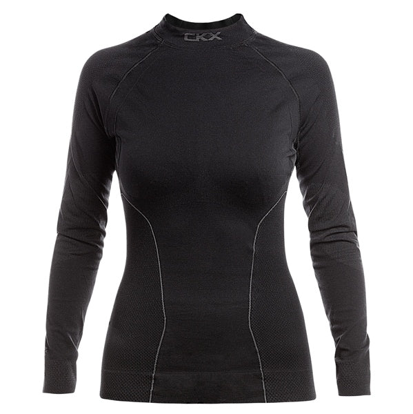 UNDERWEAR TOP THERMO WOM BK/GY L/XL