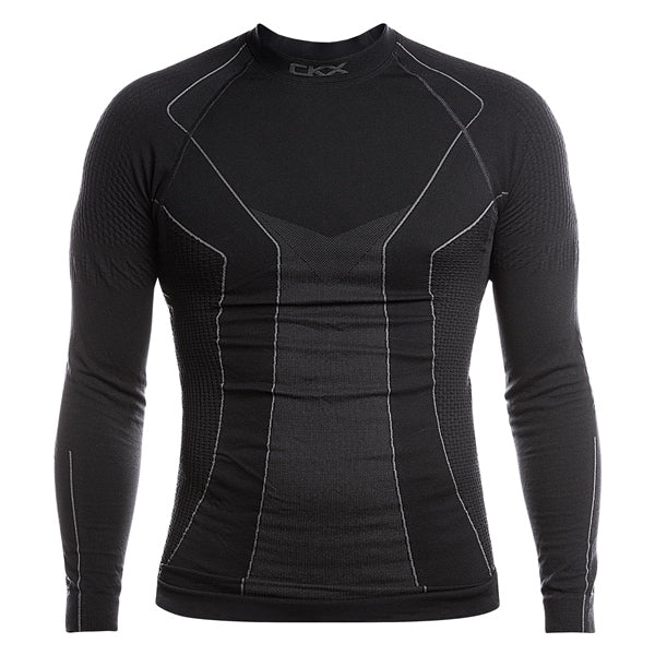 UNDERWEAR TOP THERMO MEN BK/GY L-XL
