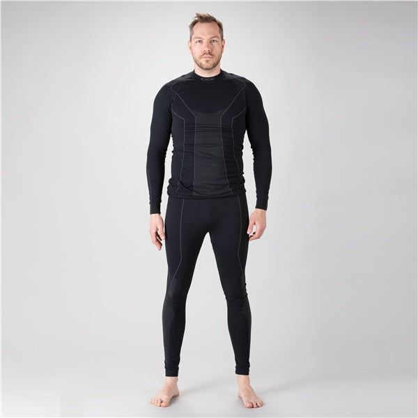 UNDERWEAR TOP THERMO MEN BK/GY S-M
