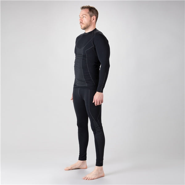 UNDERWEAR TOP THERMO MEN BK/GY S-M