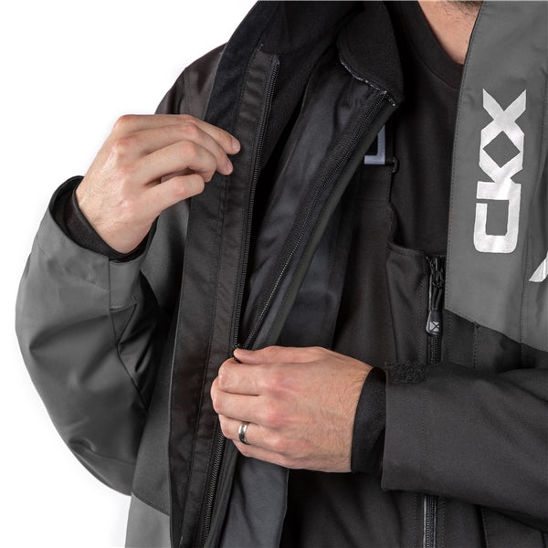 JACKET CONQUER MEN BK/GY M