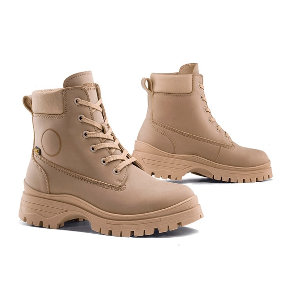 BOOT ZARAH WOM CAMEL 37/6 FALCO