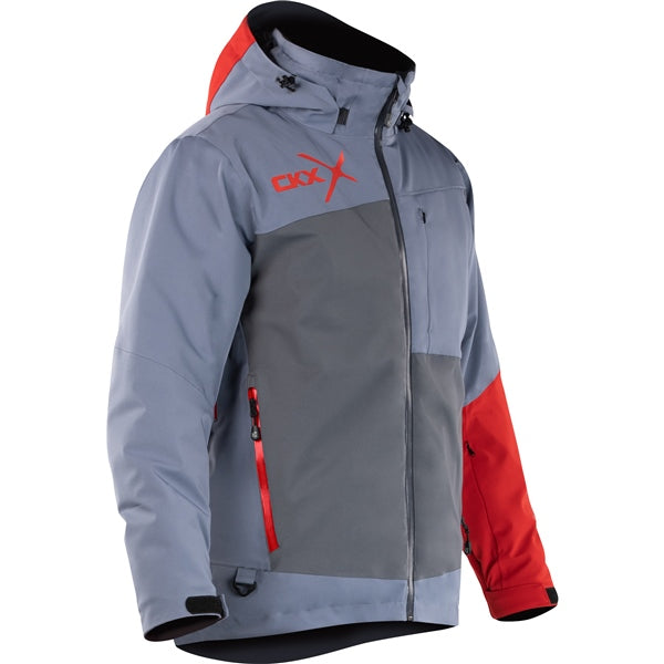 JACKET ALASKA MEN GY/RD M