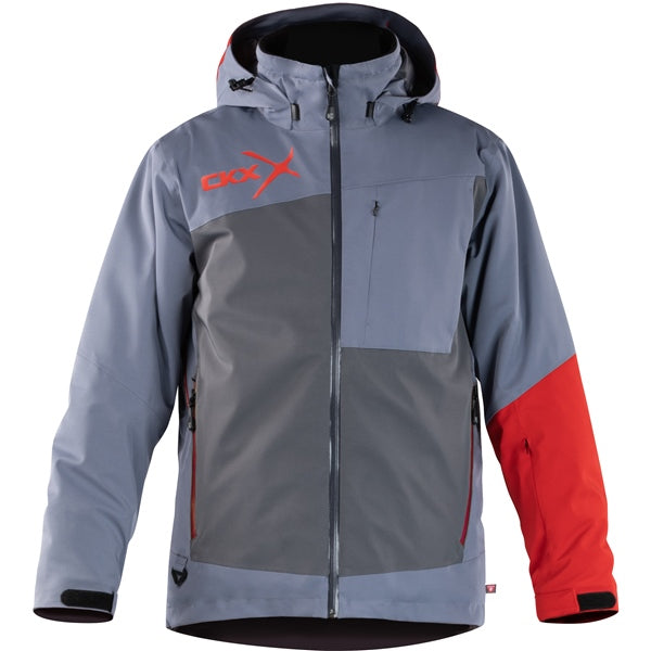 JACKET ALASKA MEN GY/RD M