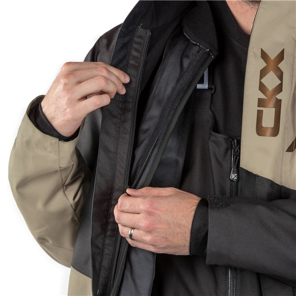 JACKET CONQUER MEN BK/TB WLF G