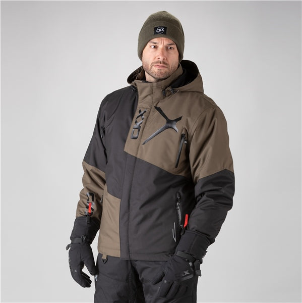 JACKET CONQUER MEN BK/OLIVE NT XL