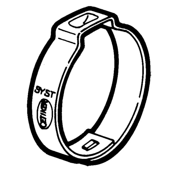 SS 5/8" HOSE CLAMP (100/PK)